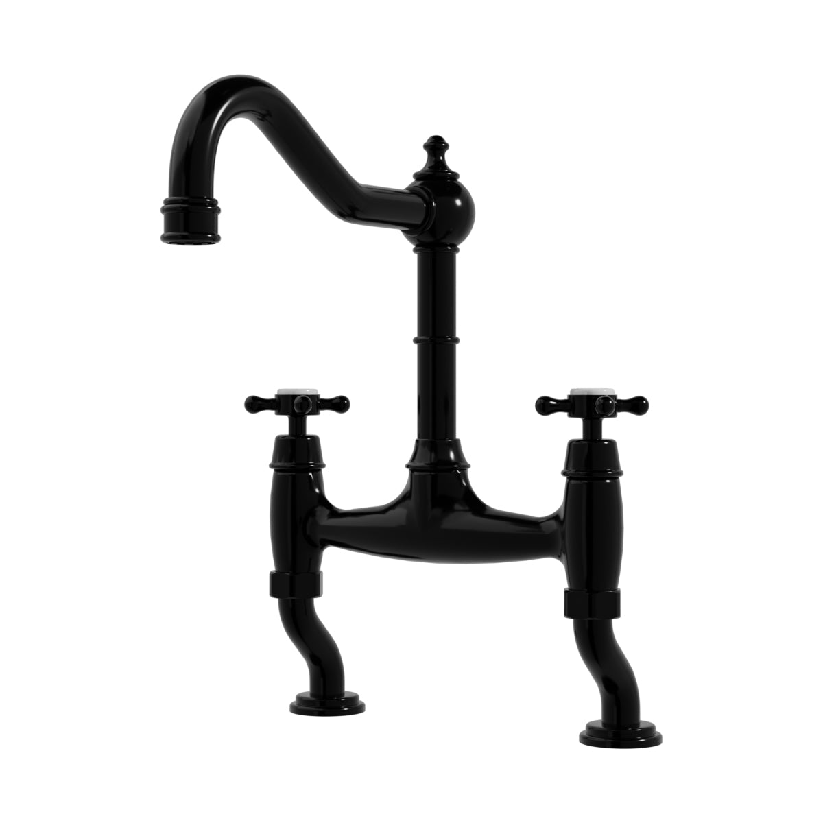 Bidbury & Co Fairford Kitchen Twin Lever Bridge Tap
