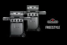 Freestyle 365 Gas Grill | Propane BBQ | JETFIRE Ignition | Cast Iron Cooking Grids | 3 Burner Grill | Outdoor BBQ UK | Caterbitz