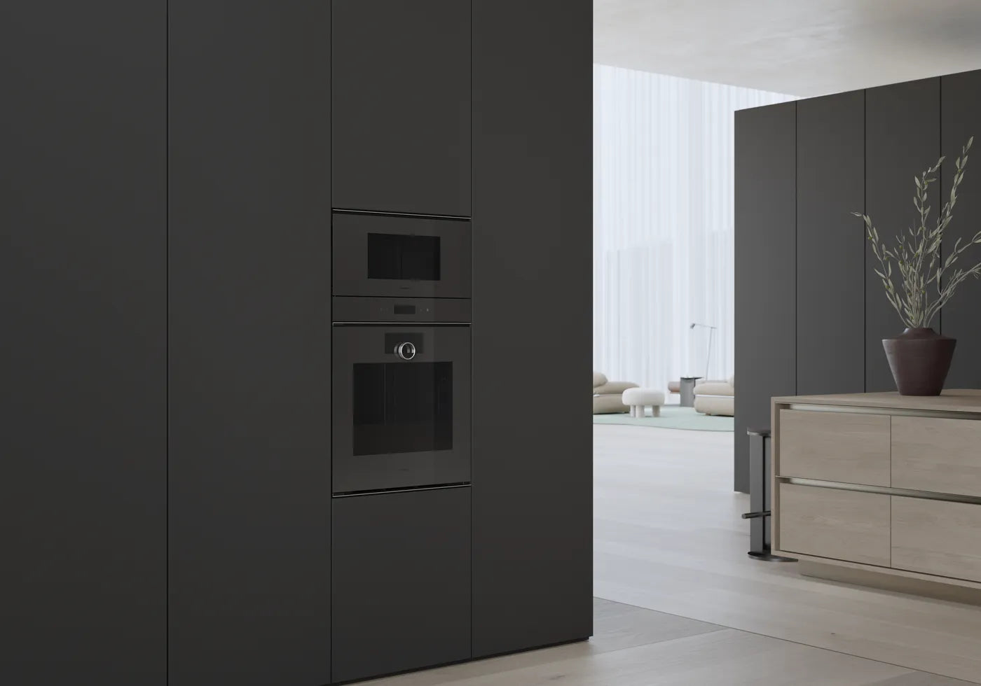 Gaggenau Minimalistic series oven 60 x 60 cm door hinge: right
