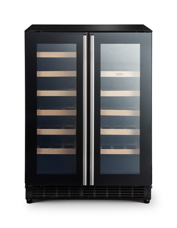 AGA 60cm Dual Zone Two Door Undercounter Wine Cabinet - ADZ6040BL
