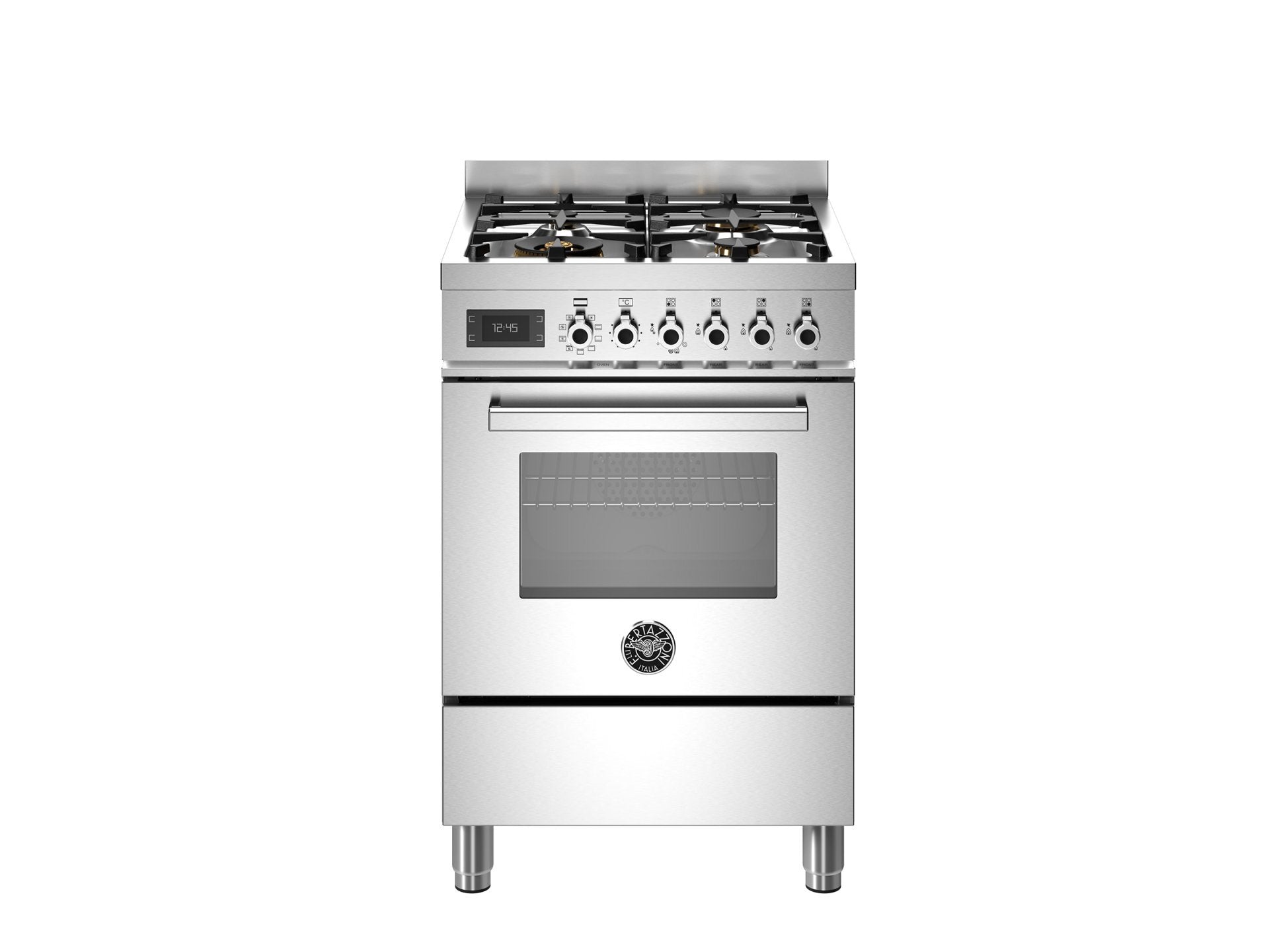 Bertazzoni 60cm Professional 4-Burner Electric Oven - PRO64L1EXT