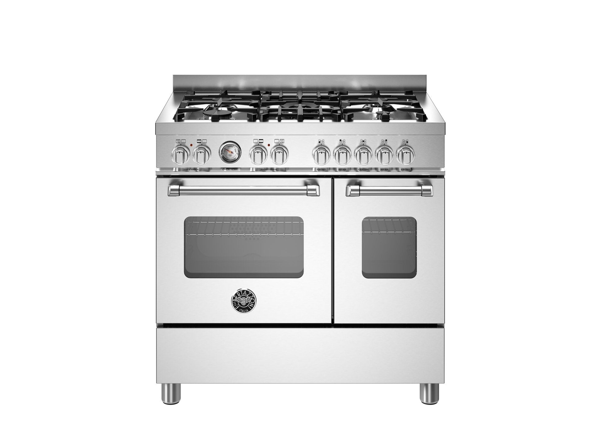 Bertazzoni 90cm Master 5 Burner Electric Double Oven - MAS95C2EXC, MAS95C2ENEC