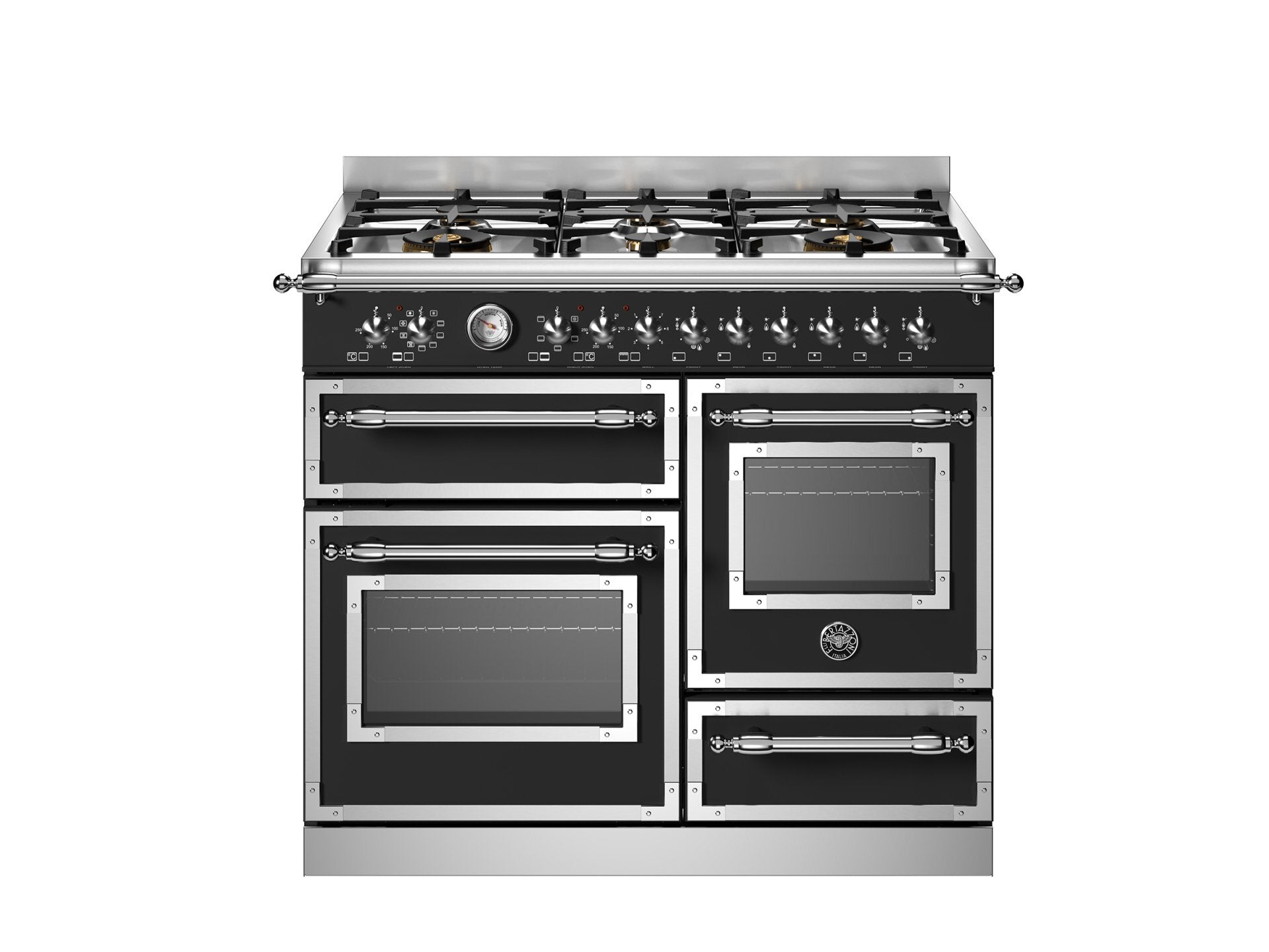 Bertazzoni 100cm Heritage Series 6 Burner Electric Triple Oven - HER106L3EAVT/HER106L3ENET