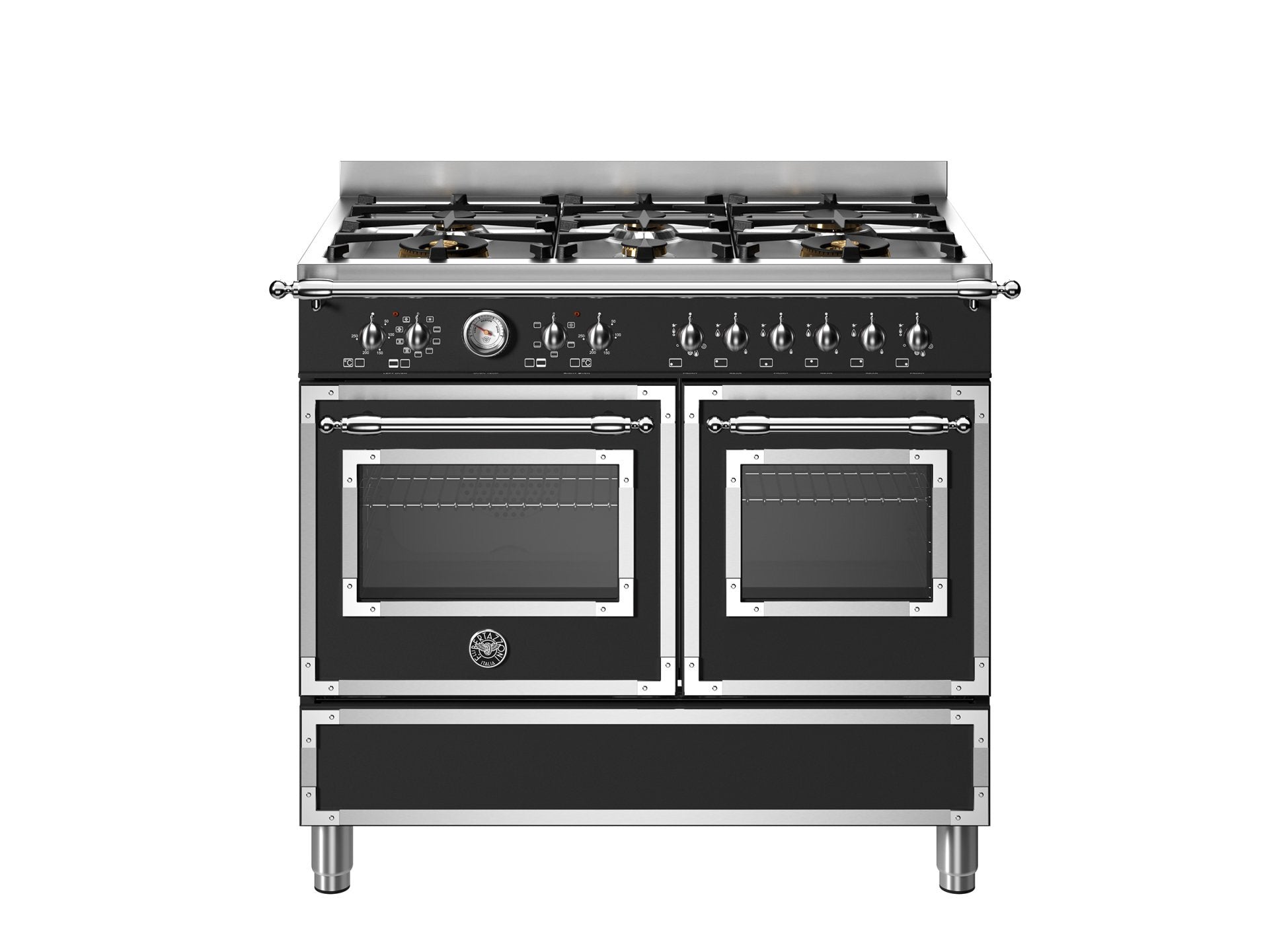 Bertazzoni 100cm Heritage Series 6 Burner Electric Double Oven - HER106L2ENET, HER106L2EAVT