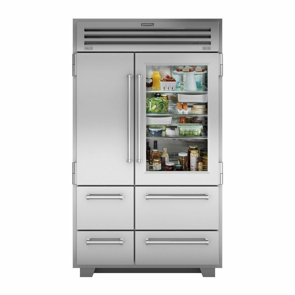 Sub-Zero PRO Refrigerator/Freezer with Glass Door ICBPRO4850G