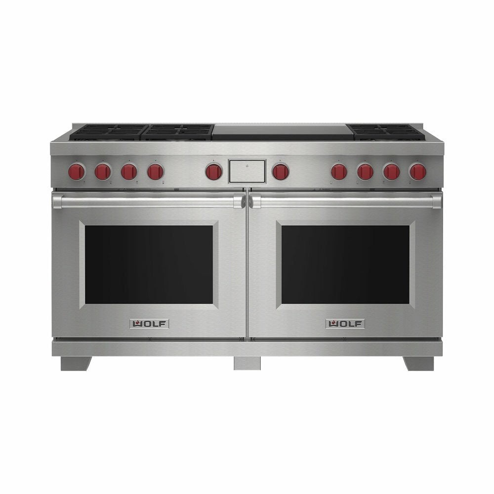 Wolf Dual Fuel Range, 6 Burner with Infrared Dual Griddle ICBDF60650DG/S/P