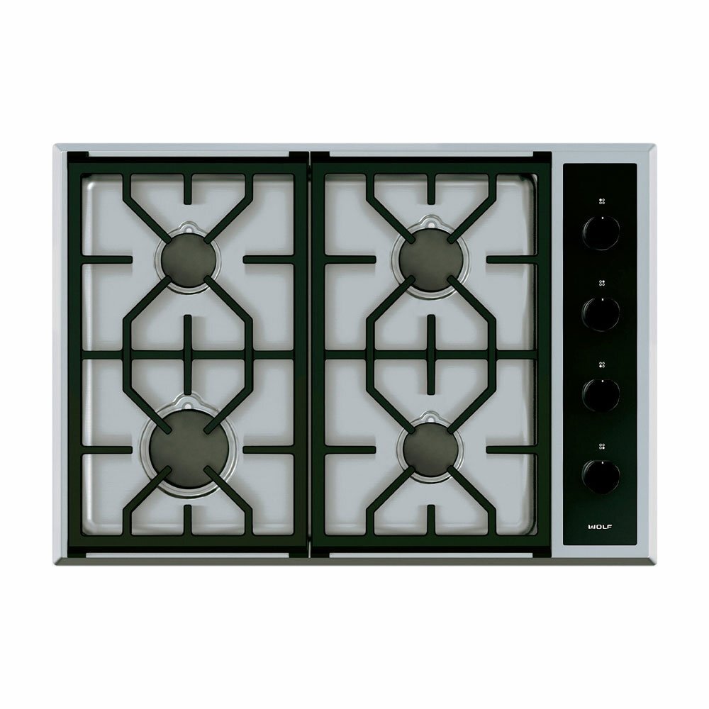 Wolf Transitional Gas Cooktop ICBCG304T/S