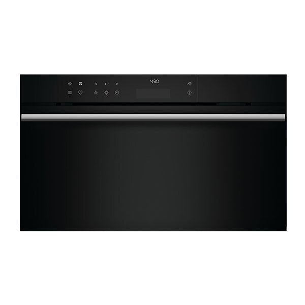 Wolf M Series Contemporary Black Glass Convection Steam Oven ICBCSO30CM/B/TH