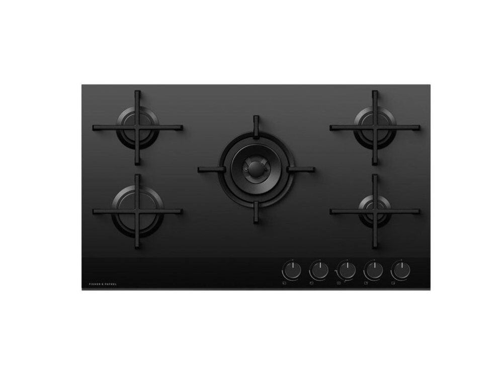 Fisher & Paykel 900mm LPG Gas Hob Black - CG905DLPGB4