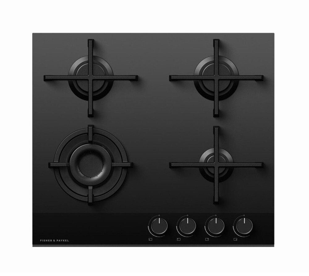 Fisher & Paykel 600mm LPG Gas Hob Black - CG604DLPGB4