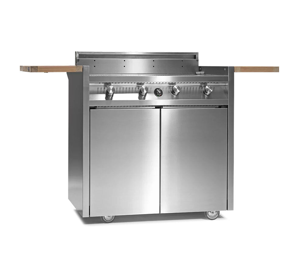 Steel Cucine Green 90cm Freestanding Barbecue - I9C-4