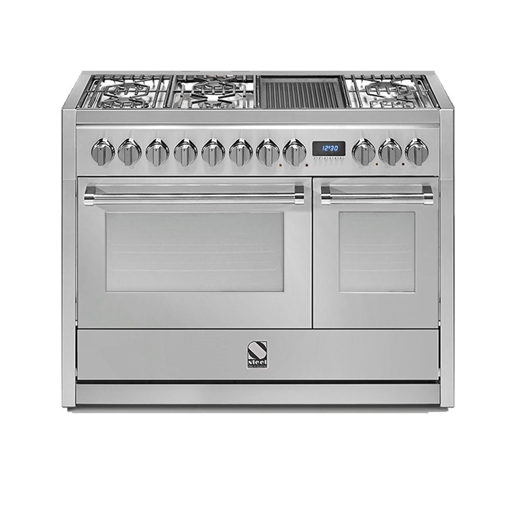 Steel Cucine Genesi 120cm Double Oven Range Cooker - GQ12SF-6M