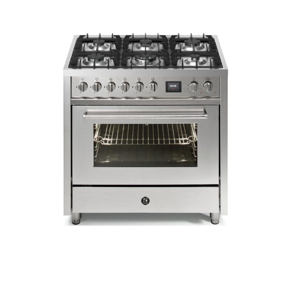 Steel Cucine Enfasi 90cm Single Oven Range Cooker - EQ9F-6