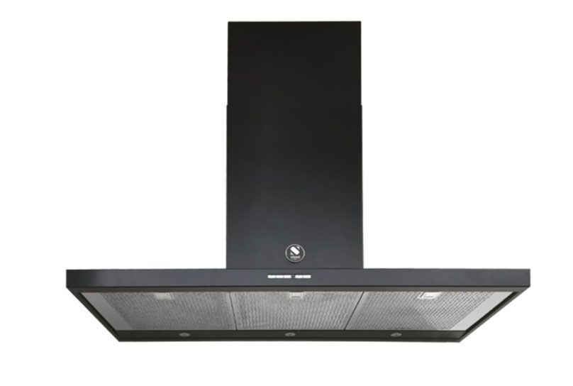 Steel Cucine Enfasi 100cm Wall Extraction Hood - All Black - EKL100 NF