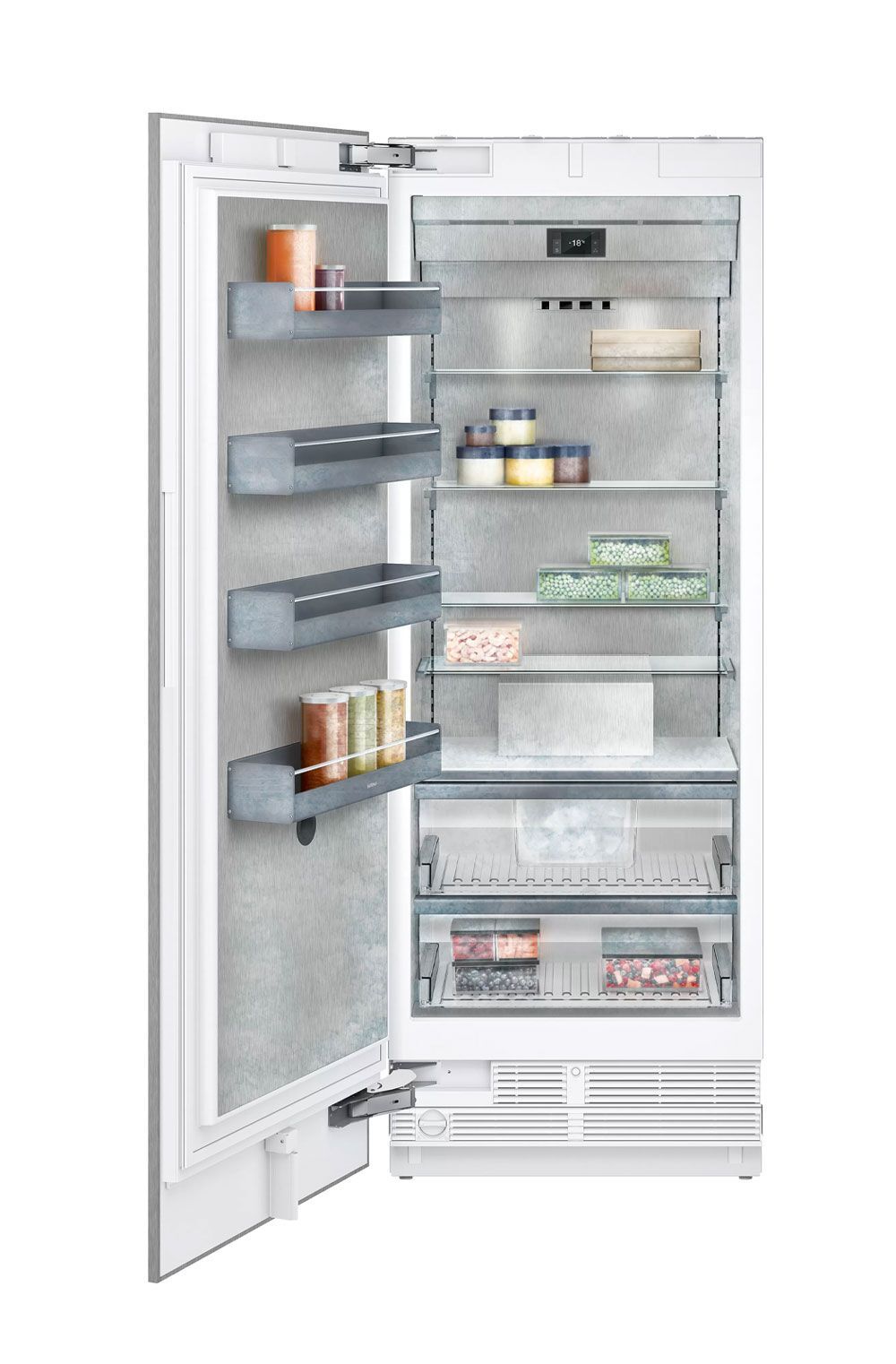 Gaggenau 400 series Vario soft close flat hinge Freezer  212.5 x 75.6cm - RF471306