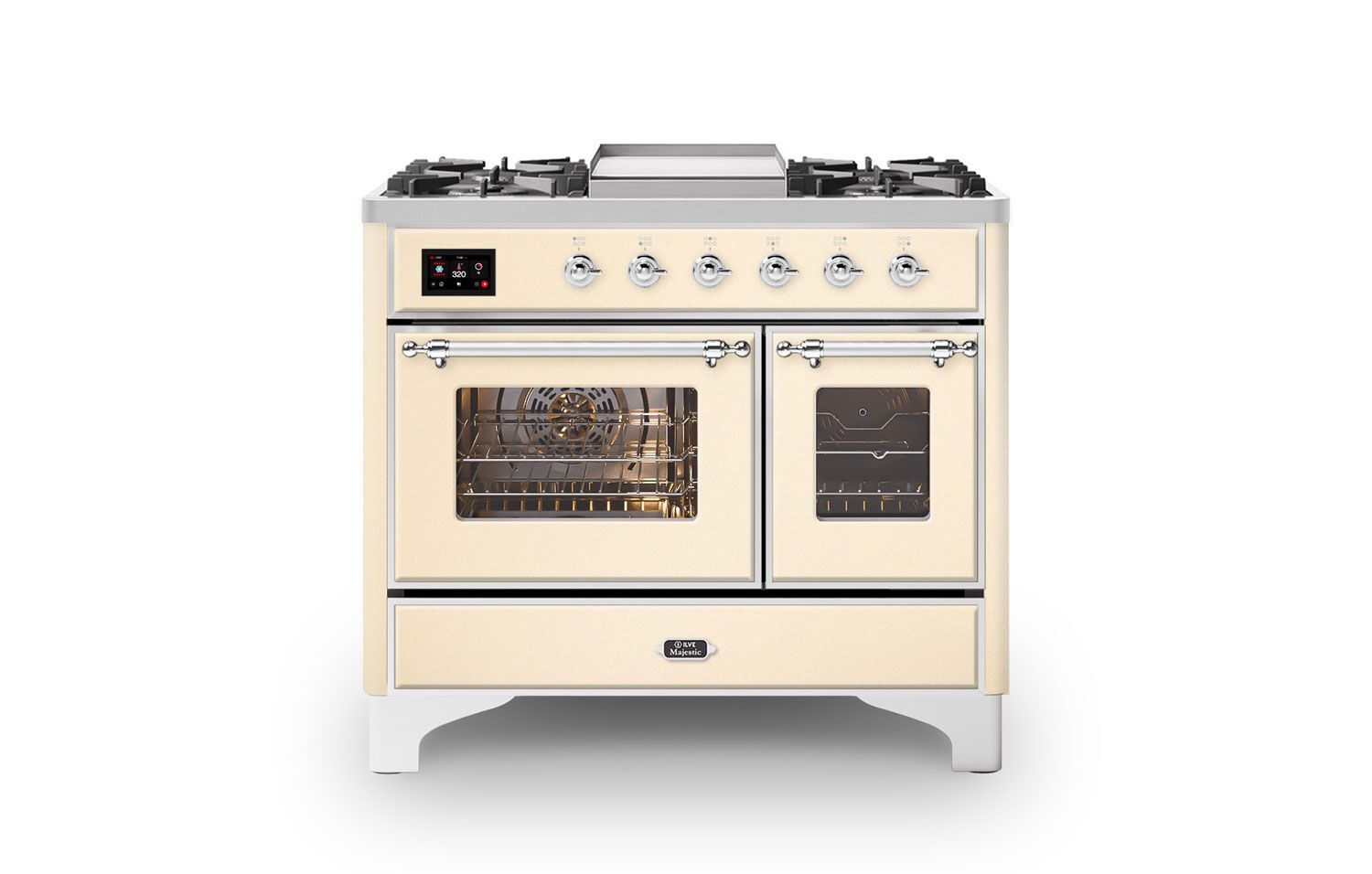 ILVE Majestic Milano 100cm Fry Top Dual Fuel Range Cooker