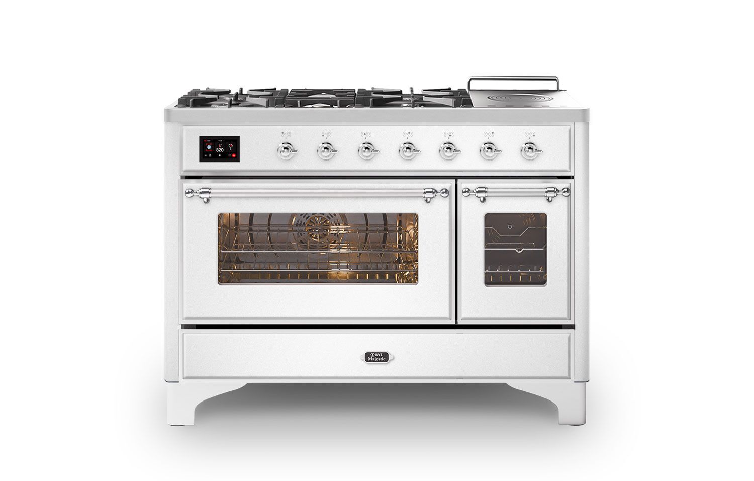 ILVE Majestic Milano 120cm Coup De Feu Dual Fuel Range Cooker