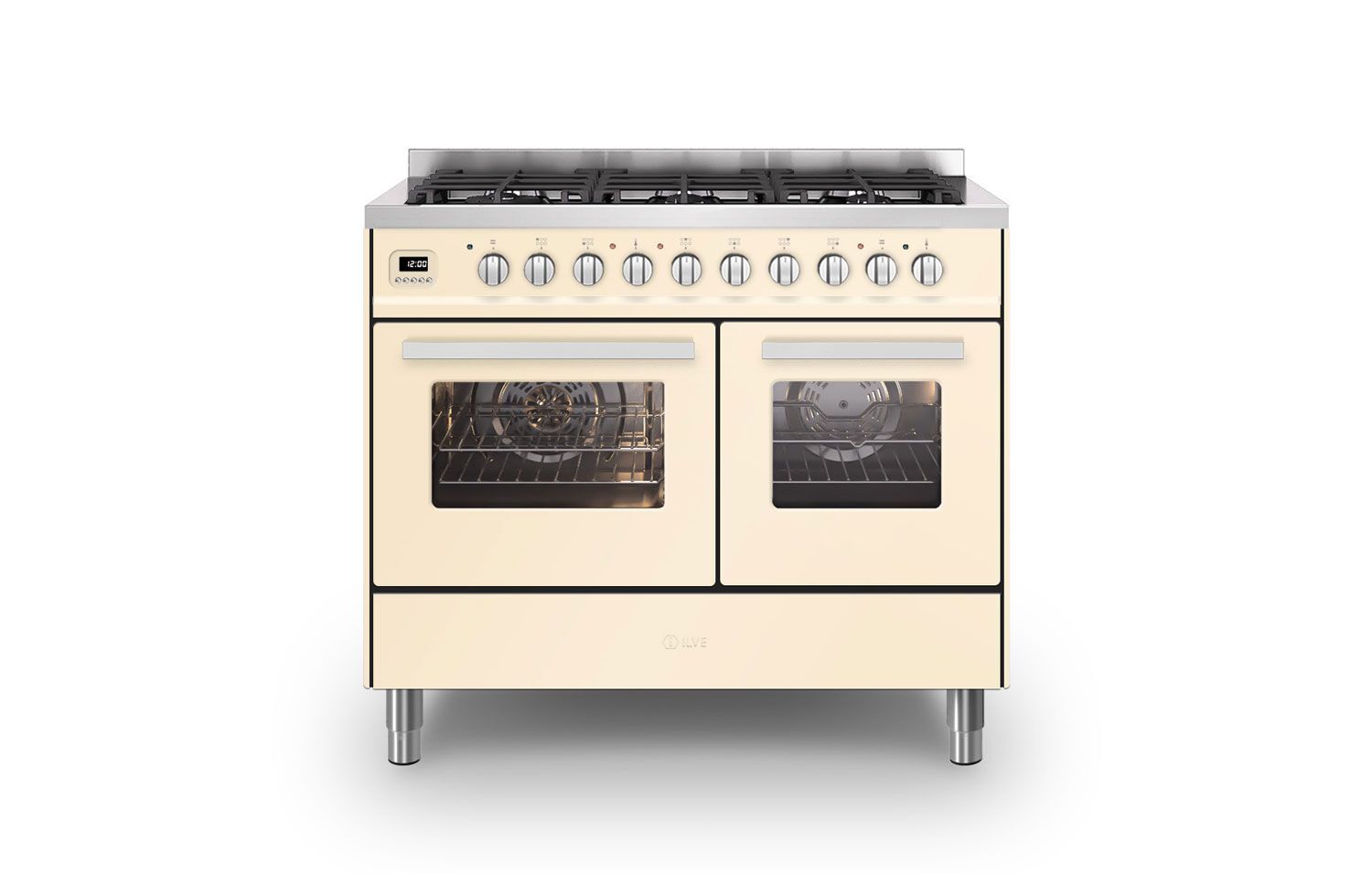 ILVE Torino 100cm Twin 6 Burner Dual Fuel Range Cooker