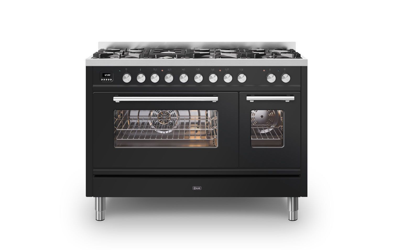 ILVE Roma 120cm 7 Burner Dual Fuel Range Cooker