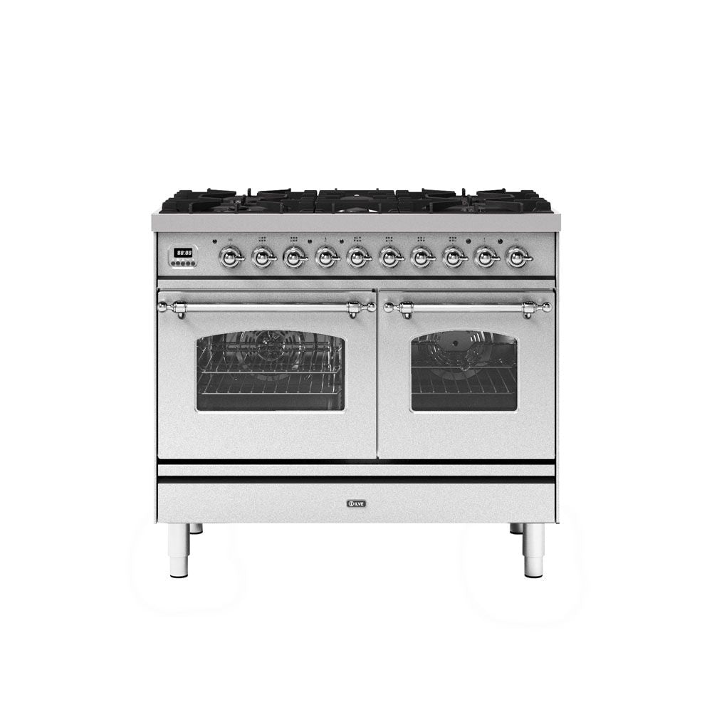ILVE Roma 100cm 6 Burner Dual Fuel Range Cooker - PD106WE3