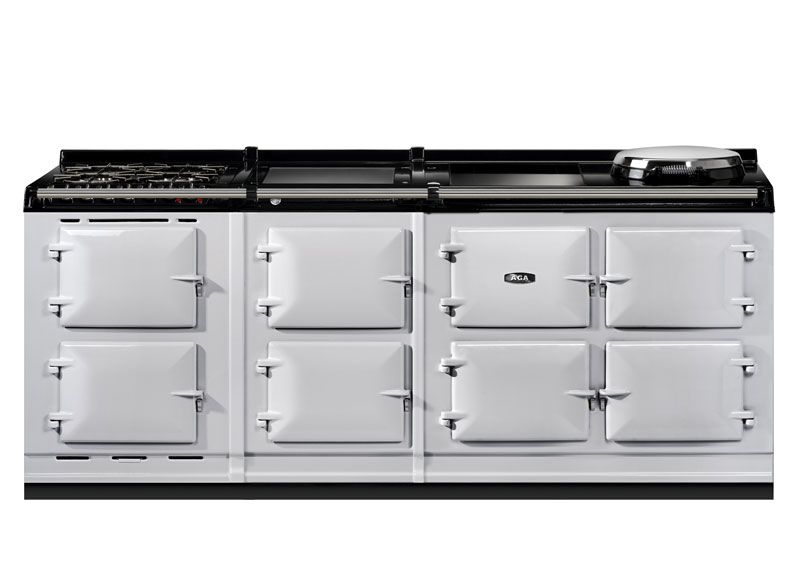 AGA ER7i Series 210 Dual Fuel With Induction Hob, Warming Plate and Gas Hob Range Cooker - ER7I2107ERWG