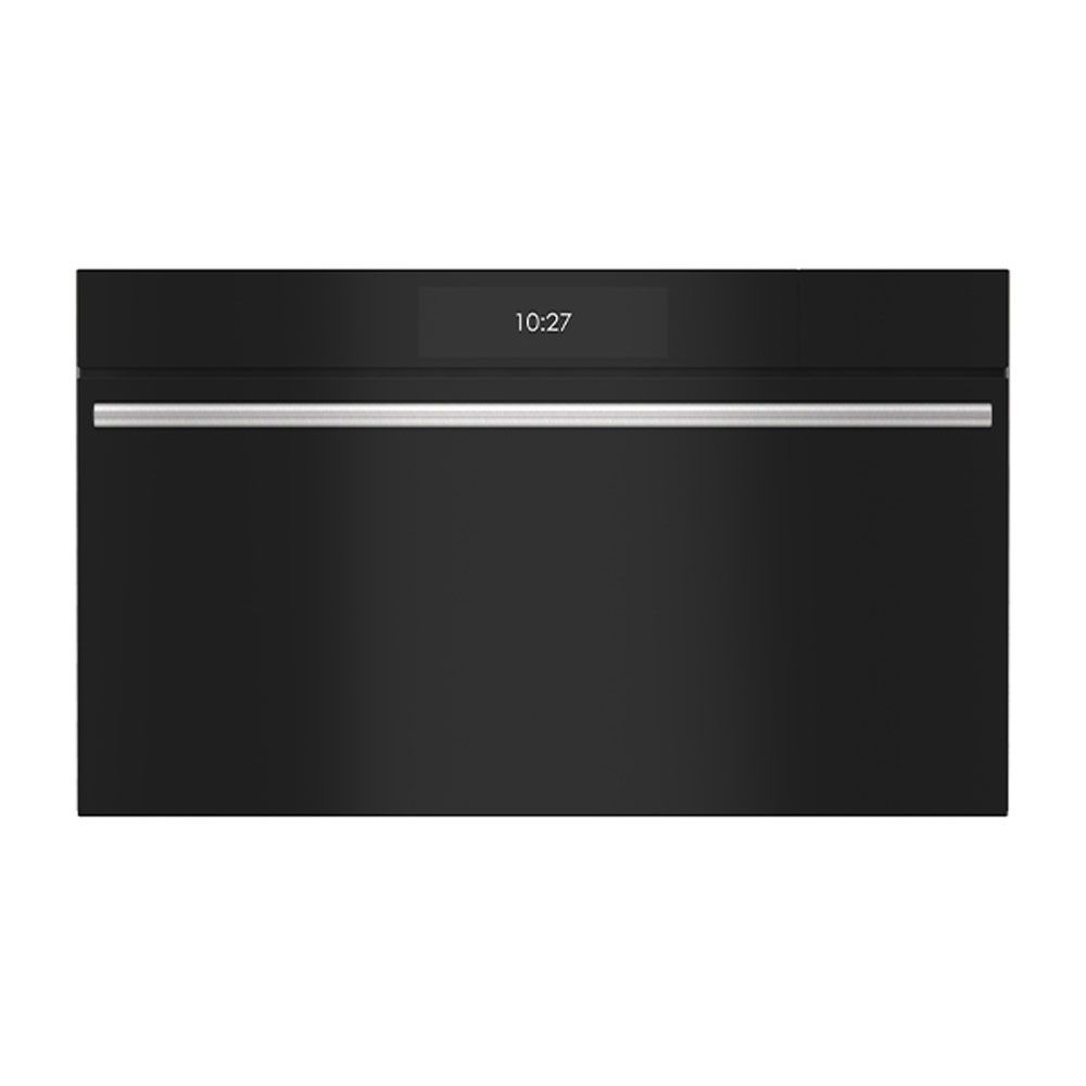 Wolf M Series Contemporary Black Glass Stainless Handle Convection Steam Oven ICBCSO3050CM/B/T