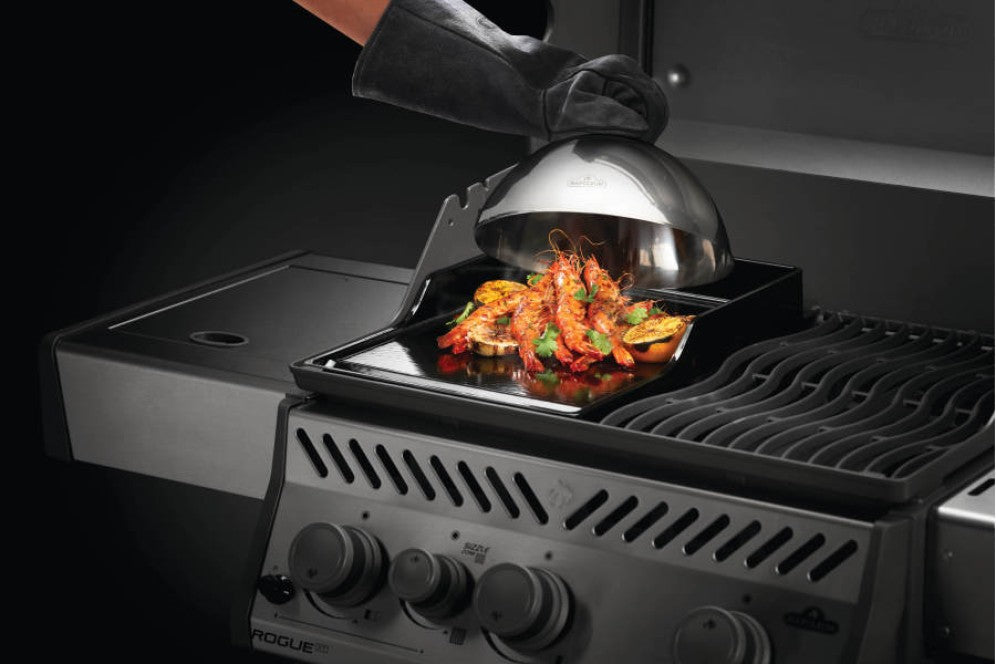 Napoleon Stainless Steel Cooking Dome | Fits Griddles | Stainless Steel | Heat Retention |Easy Clean | BBQ Accessory | 25.5 cm Dome