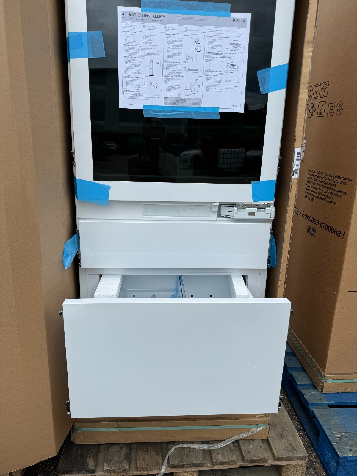 Asko RWFN2826S Wine cooler Fridge Freezer ice maker integrated Bar subzero miele
