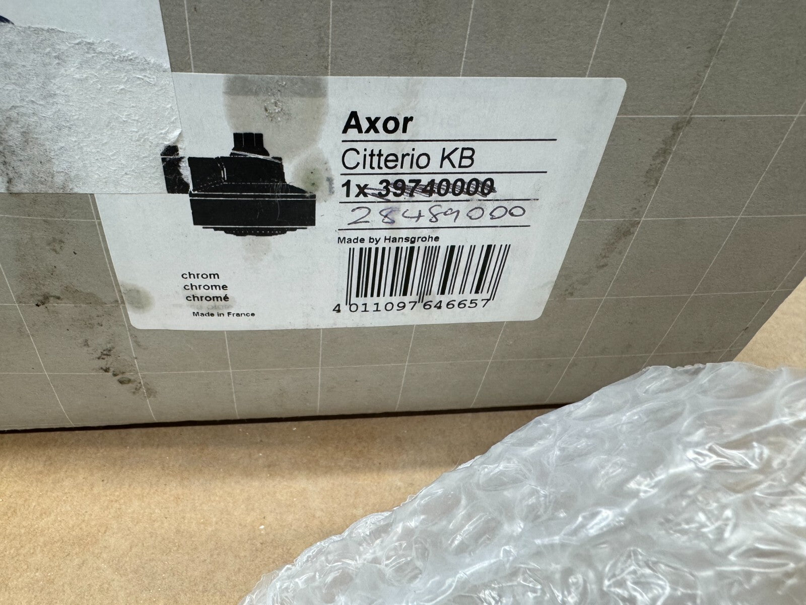 Ex Display NEW Hansgrohe Axor Citterio head shower jet 28489000 chrome BR761