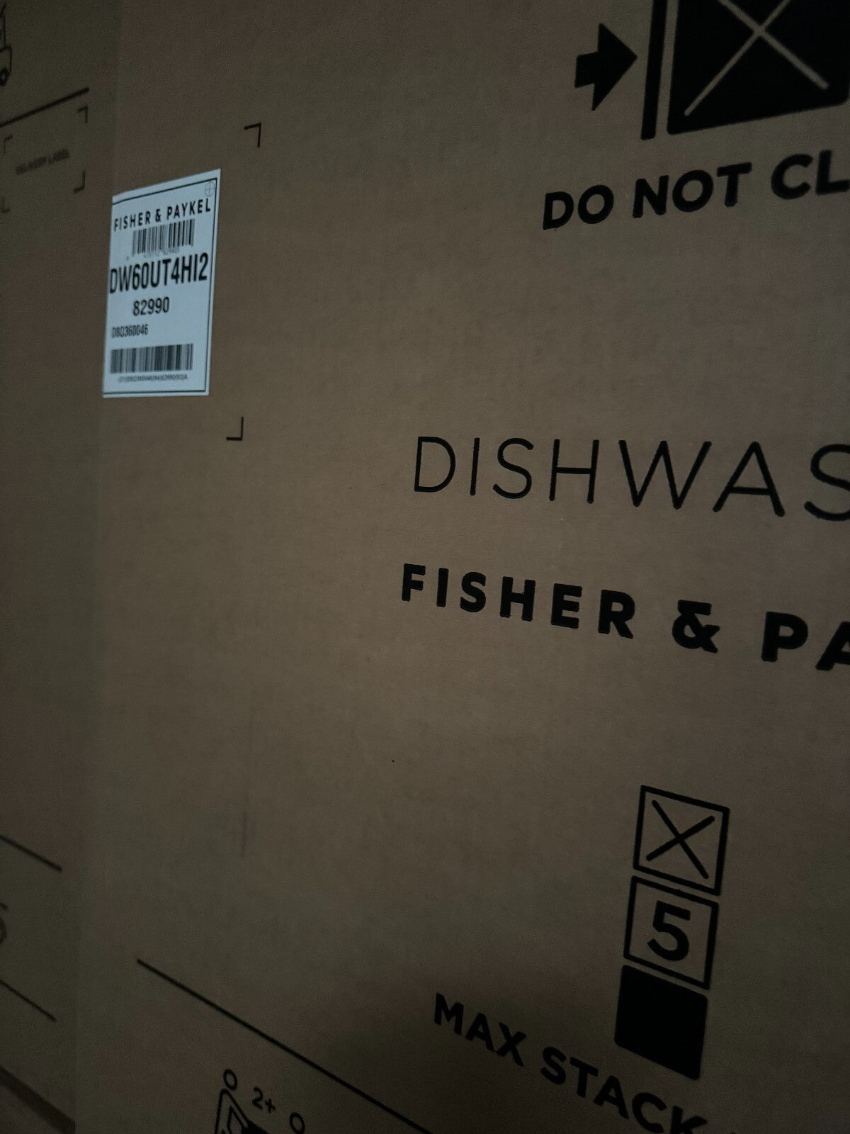 NEW  Fisher & Paykel DW60UT4HI2  60cm full size Integrated Dishwasher Appliance