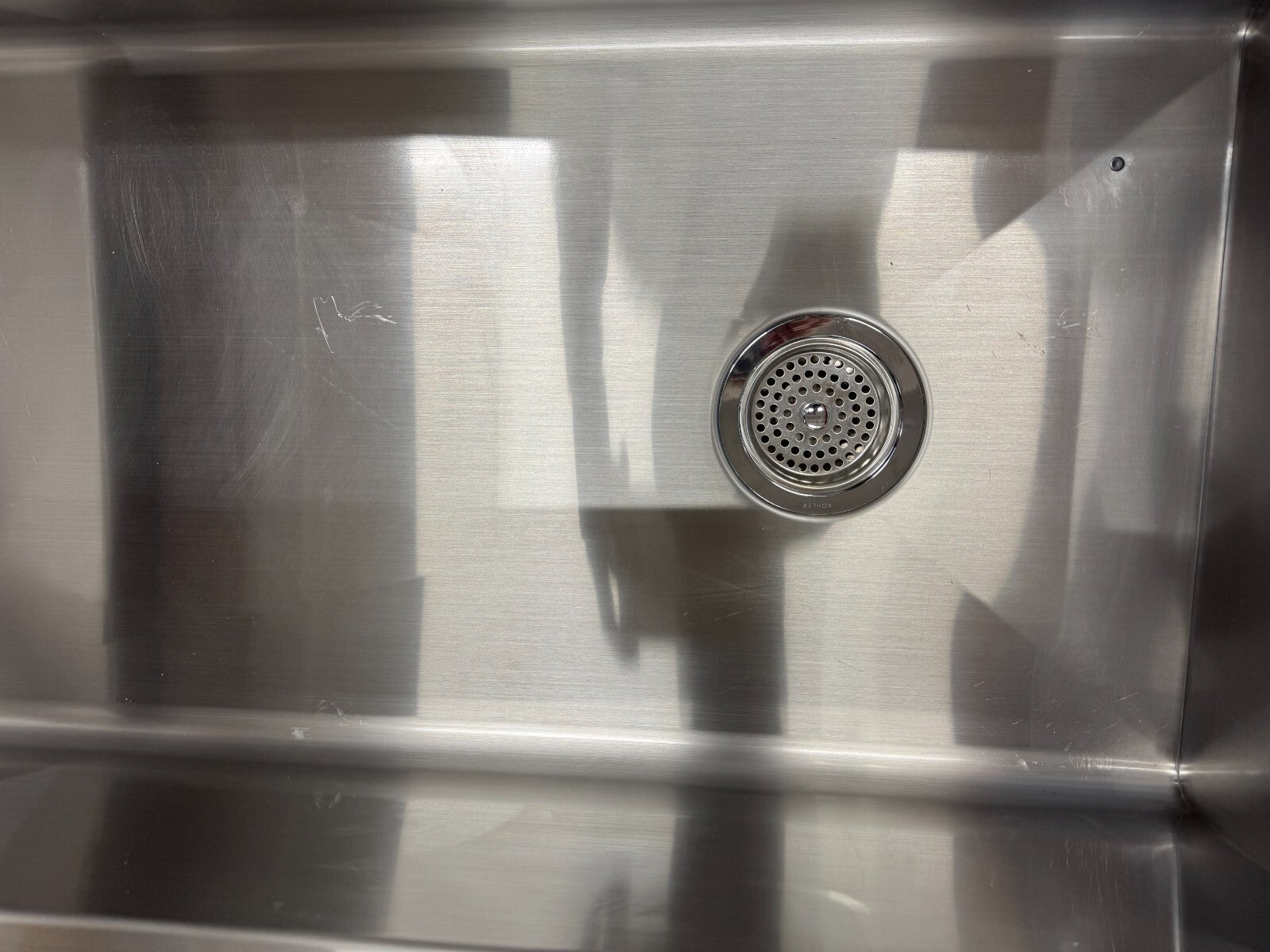 Ex Display Kohler K 3673 8 Degree Large Under mount Kitchen Sink basin BR2202