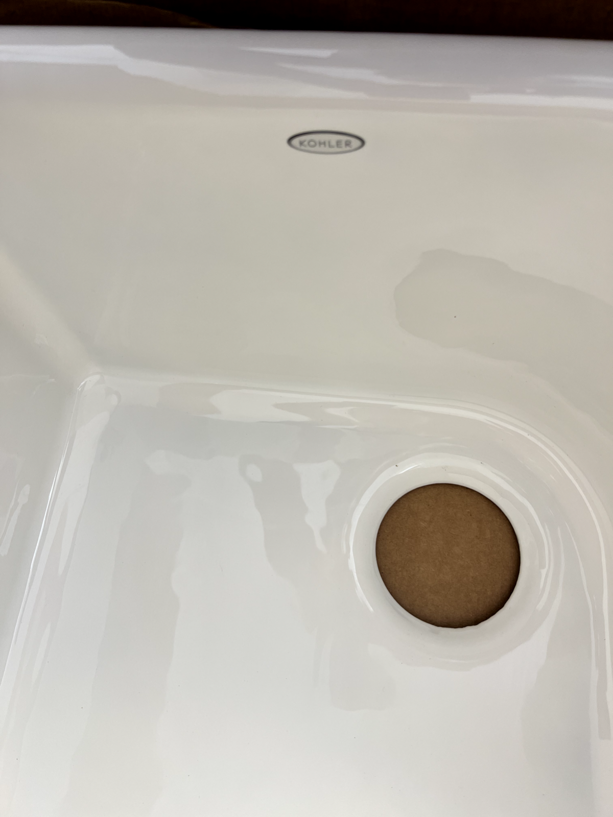 New Kohler Executive Chef 5931-AU-0 double bowl Cast iron Kitchen Sink undermoun
