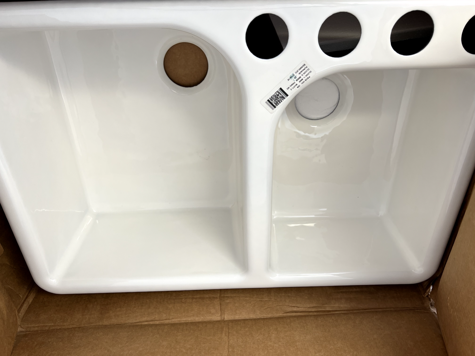 New Kohler Executive Chef 5931-AU-0 double bowl Cast iron Kitchen Sink undermoun