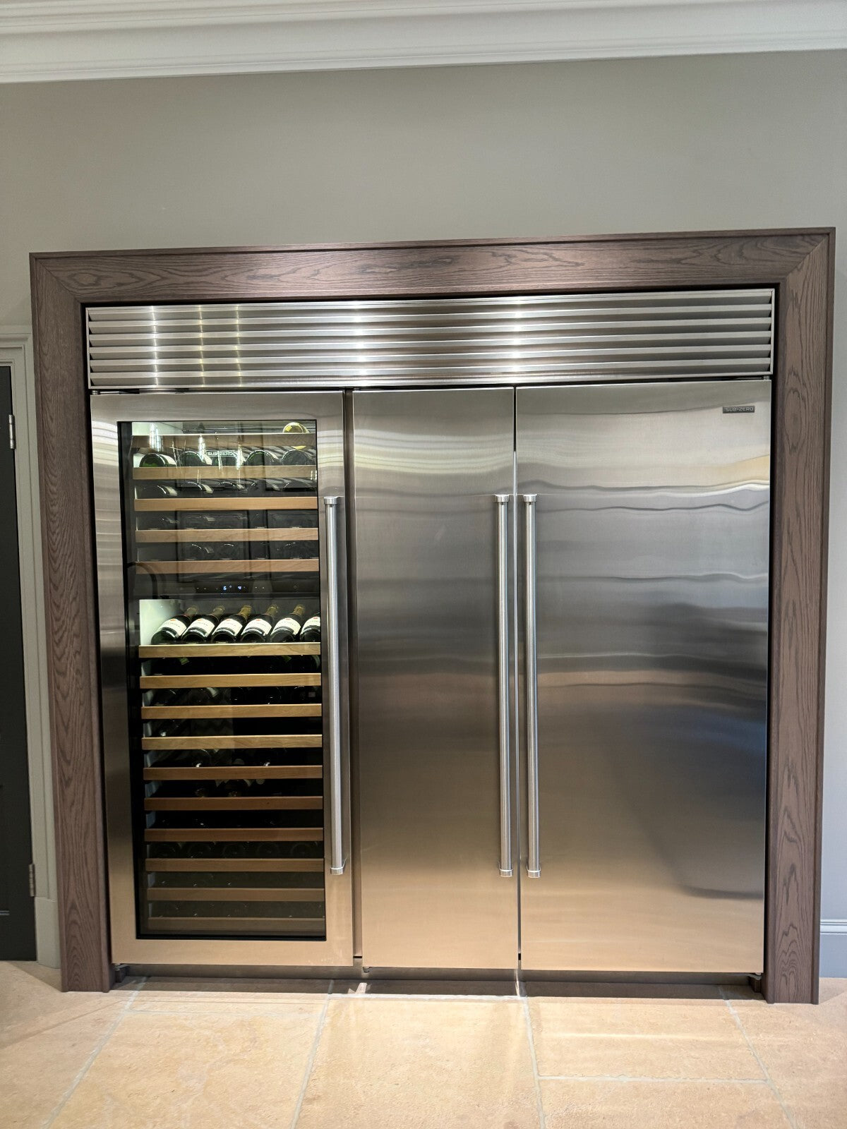 Ex Display Sub Zero Fridge Freezer & Wine Cooler Refrigerator Appliance wolf sub