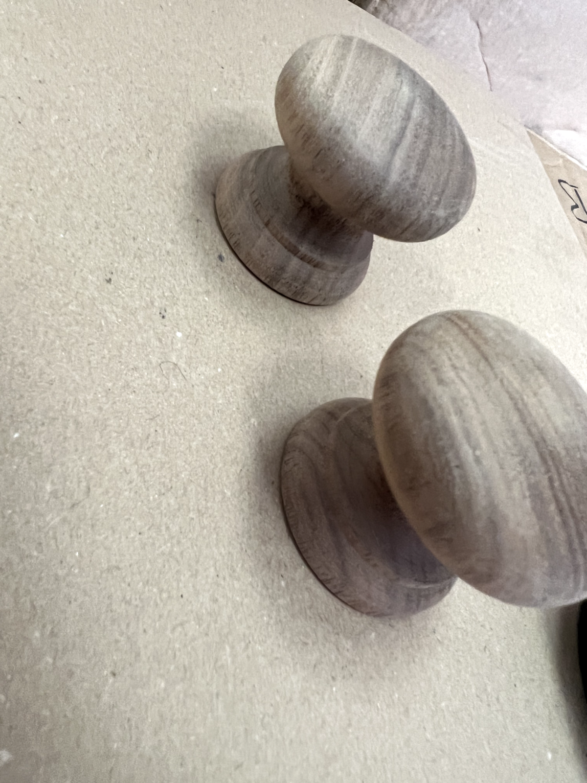 New Mark Wilkinson Smallbone natural Wood Cabinet Door handle knob Pull wooden
