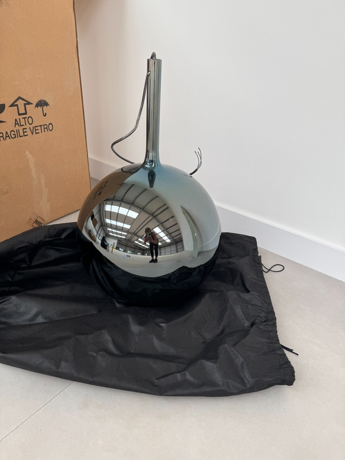 New Penta GLO suspension Large Light Pendant Glass  AX025