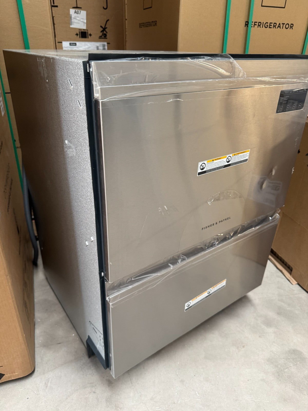 New UNUSED Fisher & Paykel DD60D2HNX9 Double drawer Dishwasher BR2353