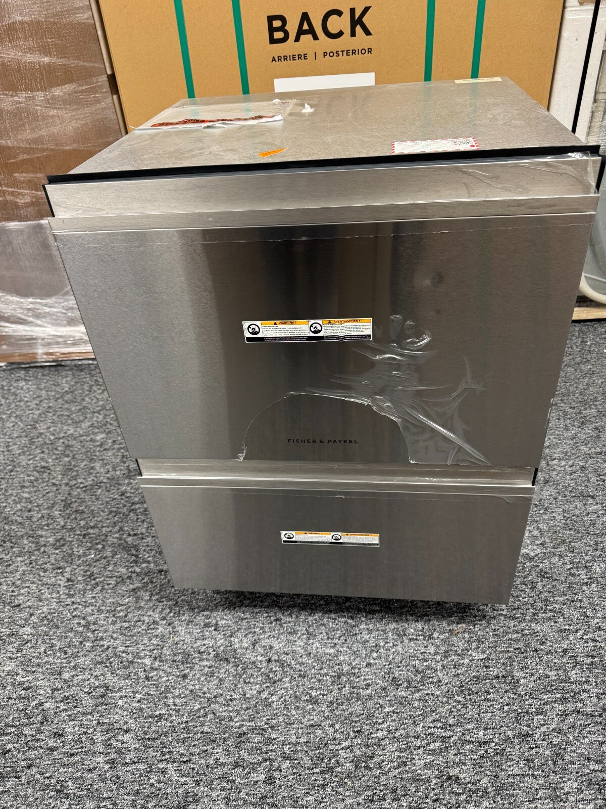 NEW Fisher & Paykel DD60D4HNX9 Double Drawer Built in Dishwasher Appliance BR994