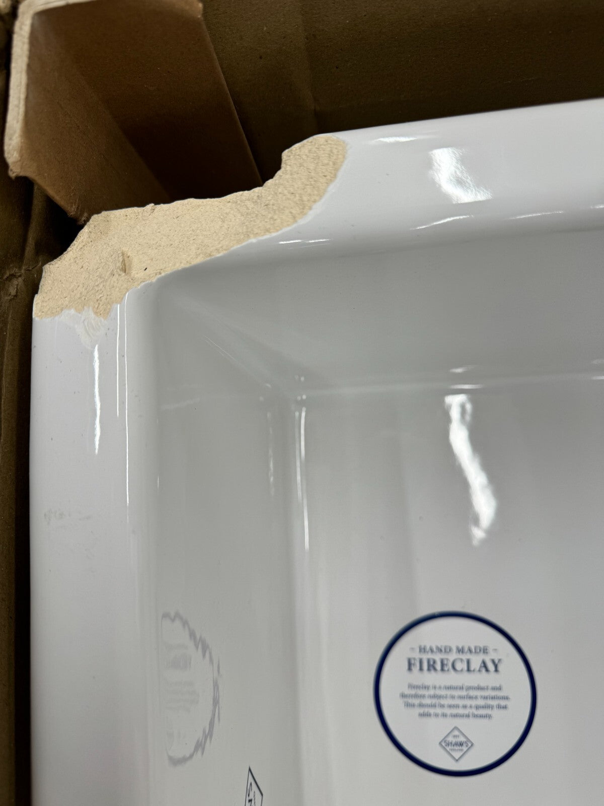 NEW Shaws Bradshaw SCBR900WH Double Bowl Ceramic white Kitchen Sink kohler BR603