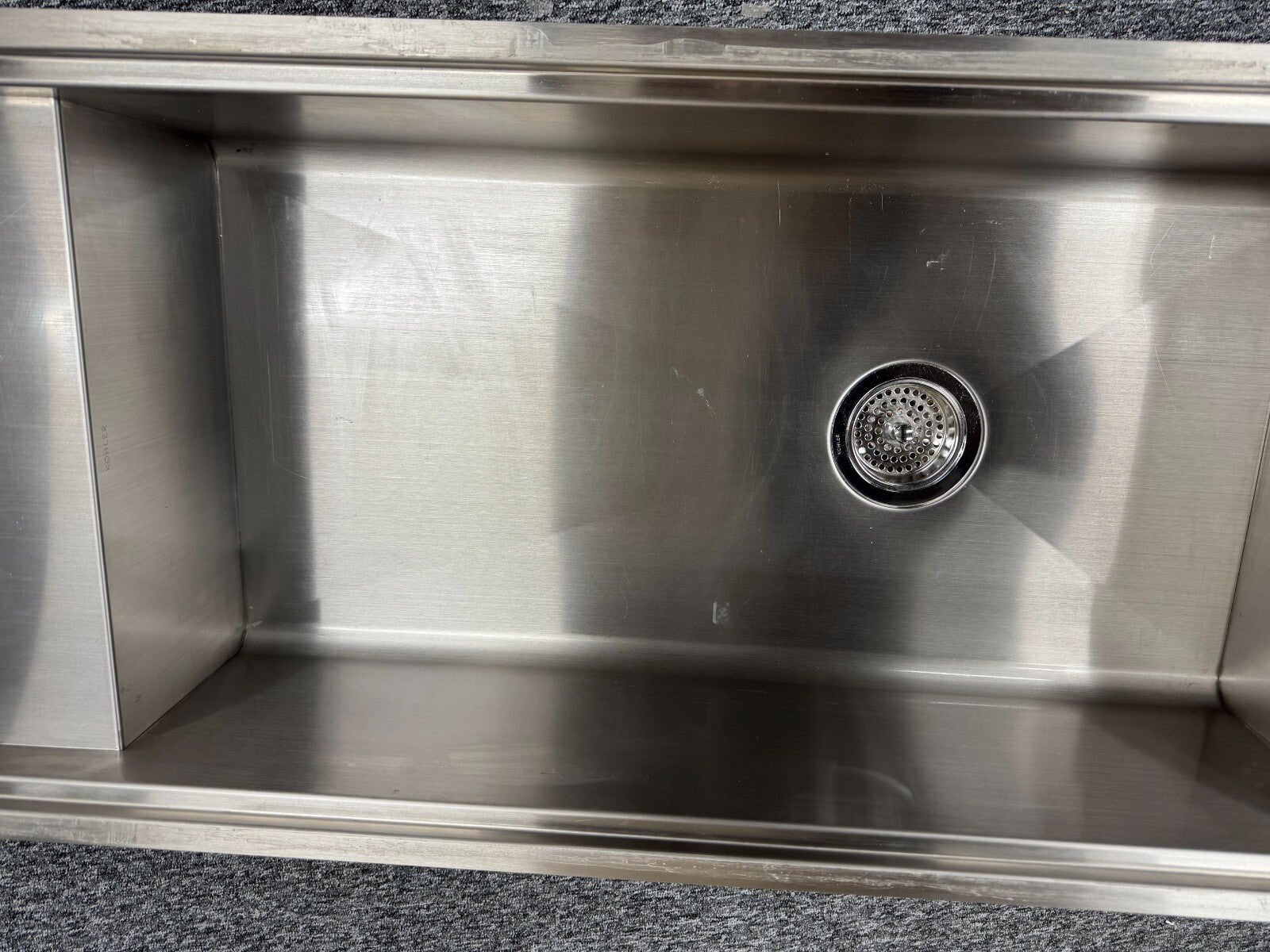 Ex Display Kohler K - 3761 Na Stages Stainless Steel Kitchen Sink Basin BR2208