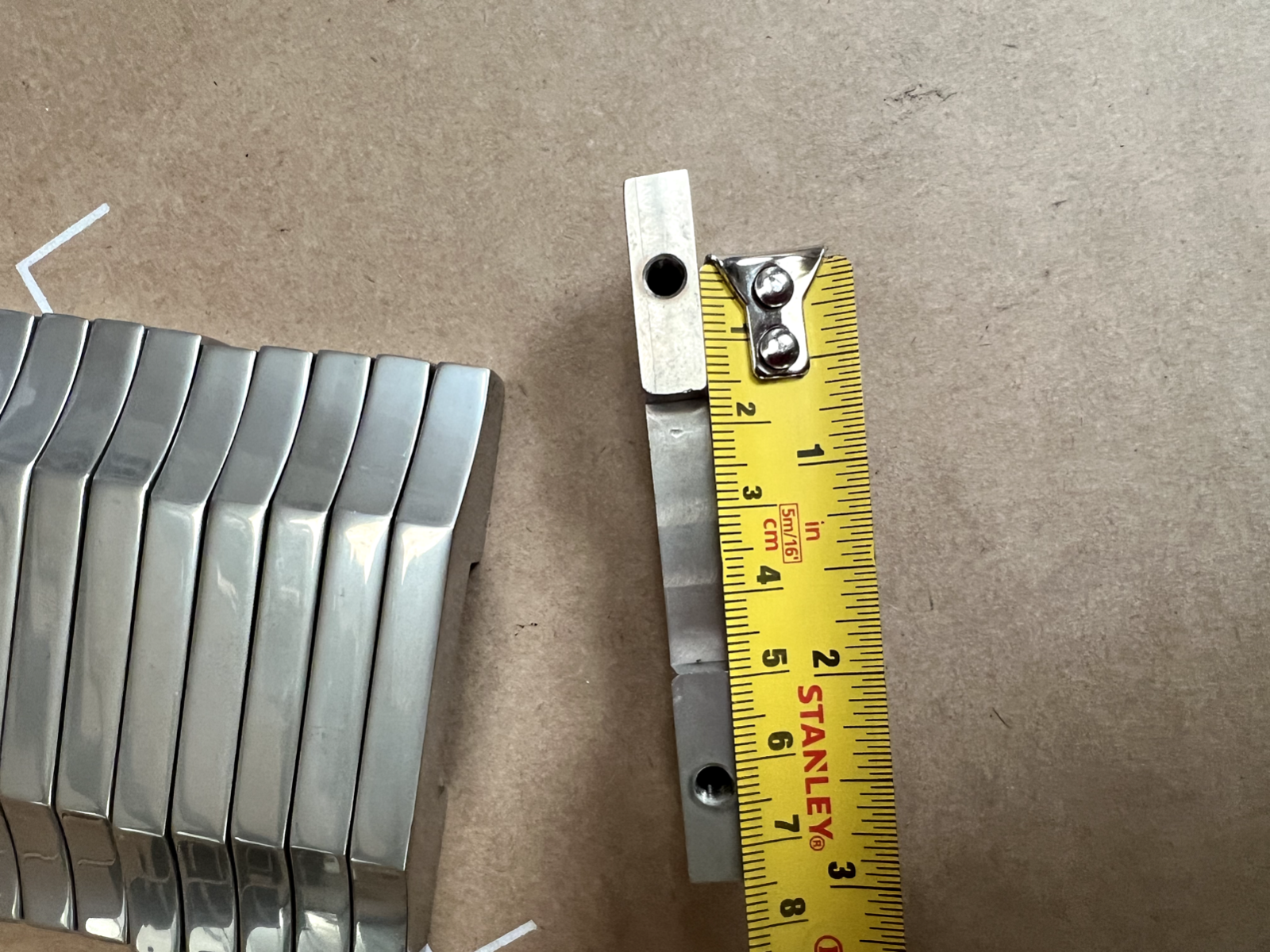 New Mark Wilkinson Art Deco Kitchen Cupboard Door handle Pull Chrome Hardware