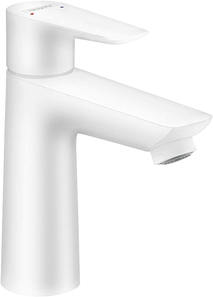 NEW Hansgrohe 71710700 Talis E Single lever basin mixer Tap & waste White BR923