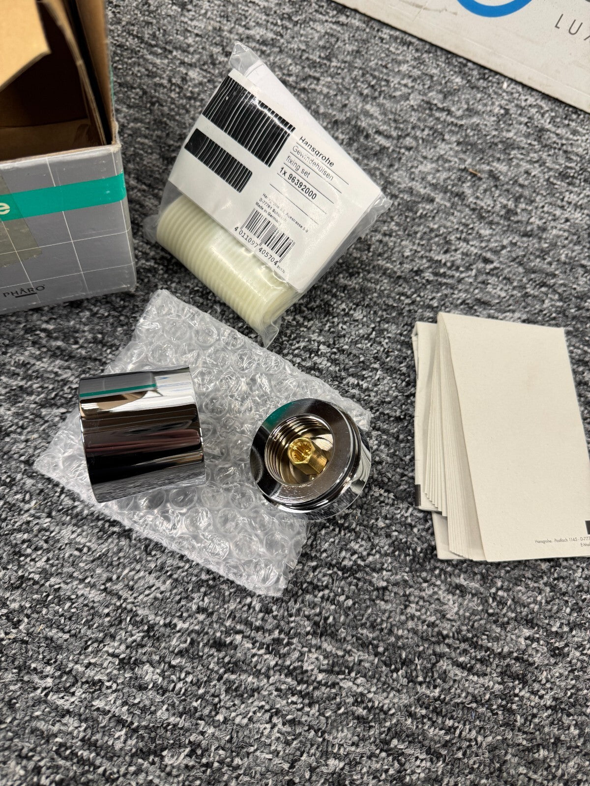 NEW Hansgrohe Shut Off F set Valve S Concealed Chrome 15972000 BR857