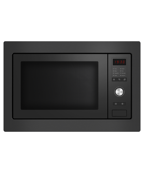 New Fisher & Paykel OM25BLSB1 COMBI microwave oven Built in BLACK Miele neff