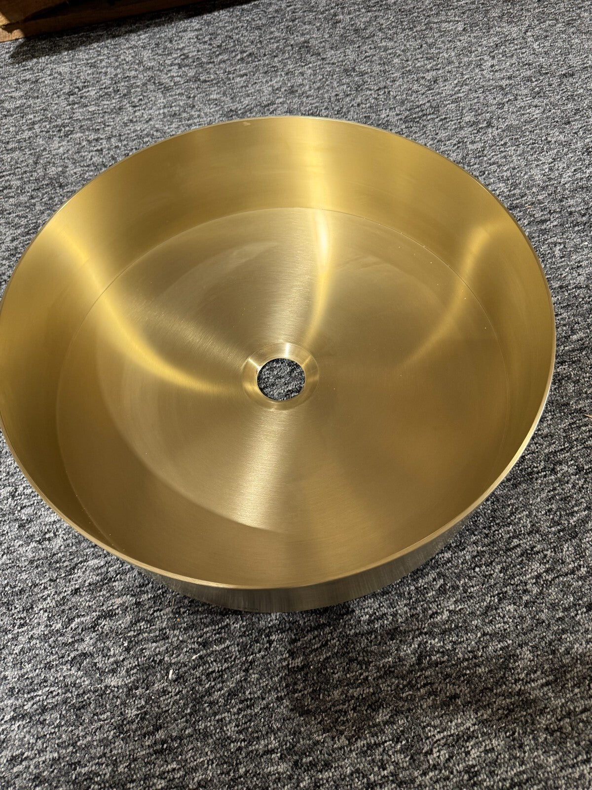 NEW Gessi 316 Brushed Brass Bathroom Round Counter top washbasin Sink  tap BR954