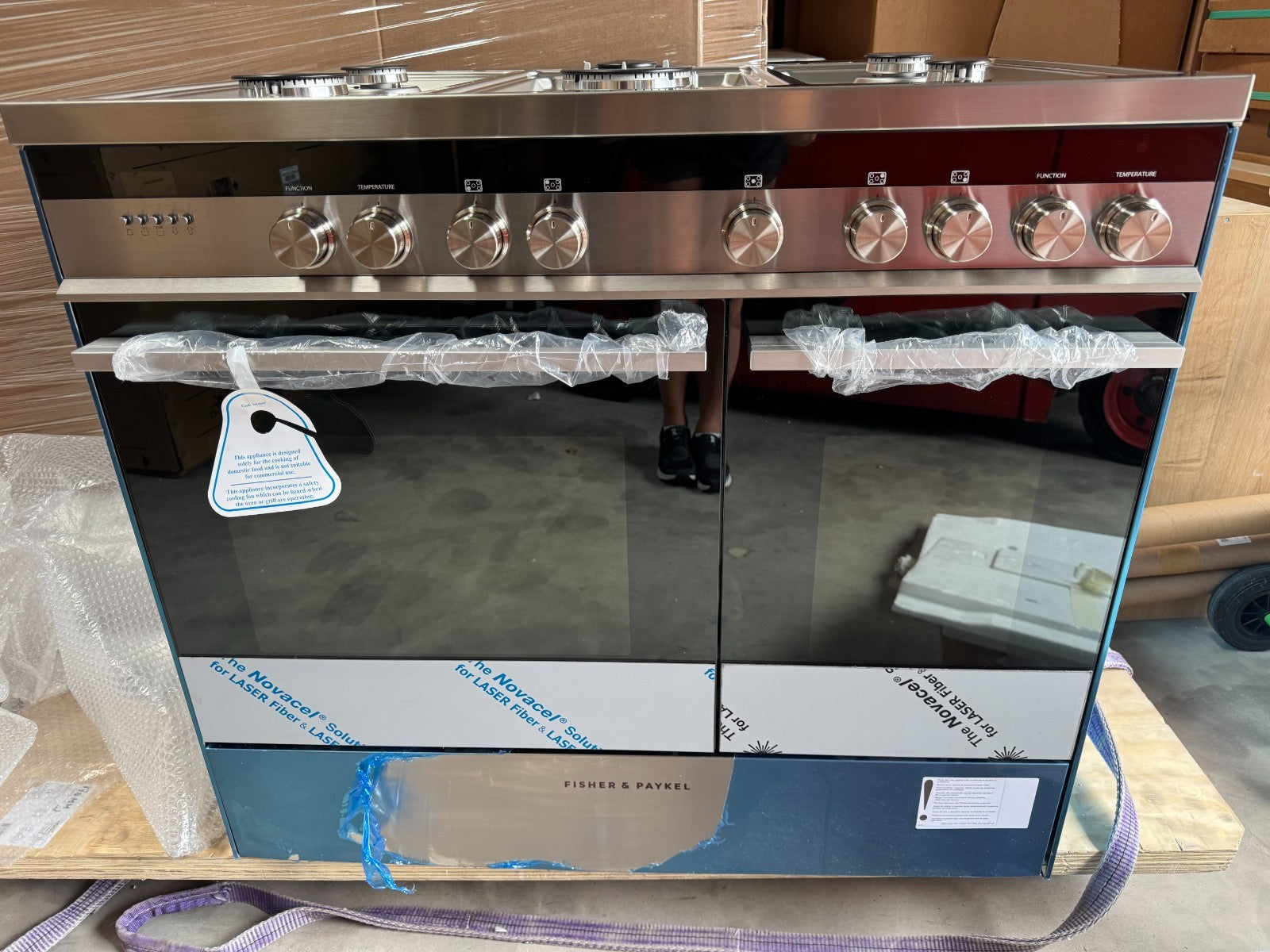 New Unused Fisher & Paykel OR90L7DBGFX1 90cm double Range Cooker Oven BR2351