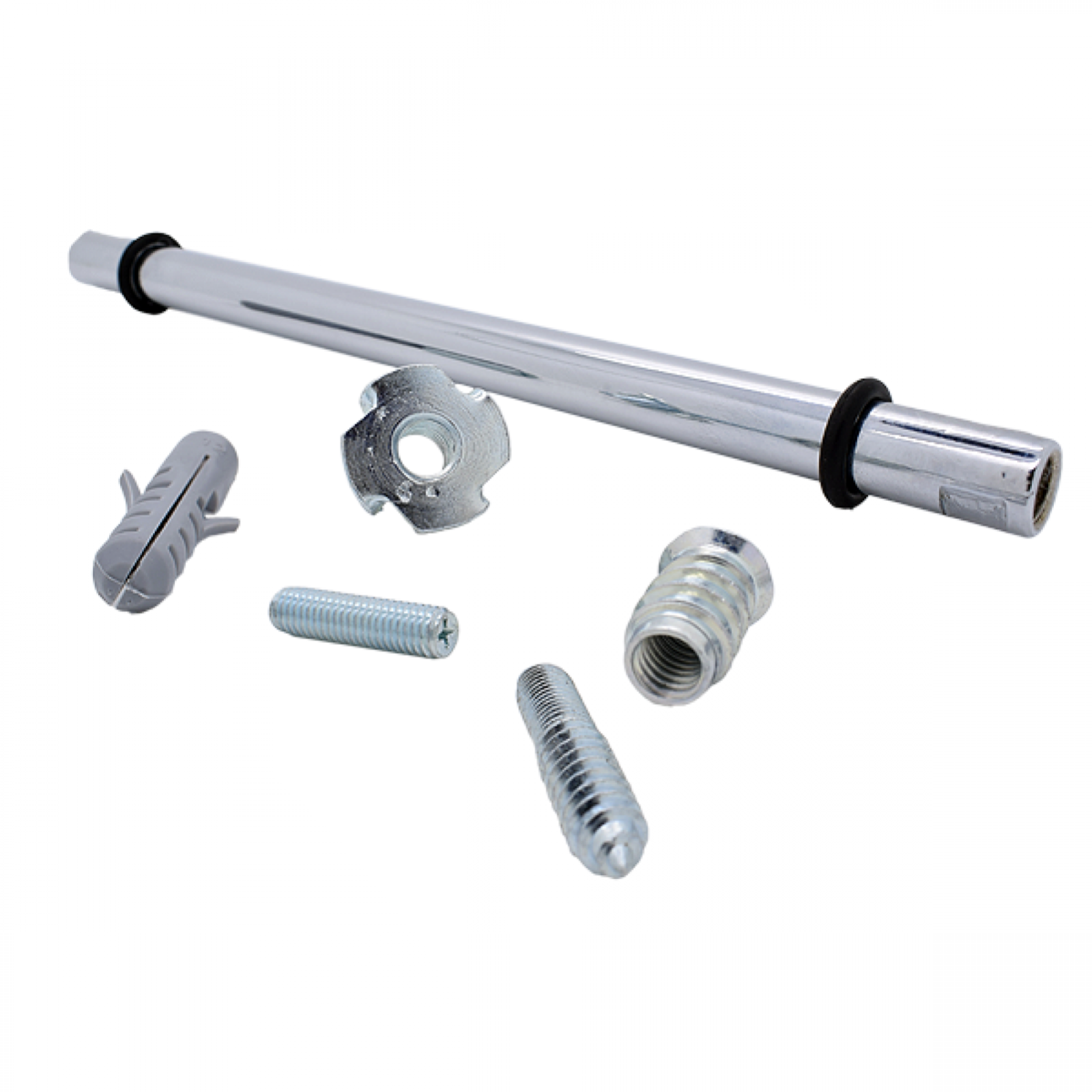 Glass Shelf Support Chrome Bar rod 25mm