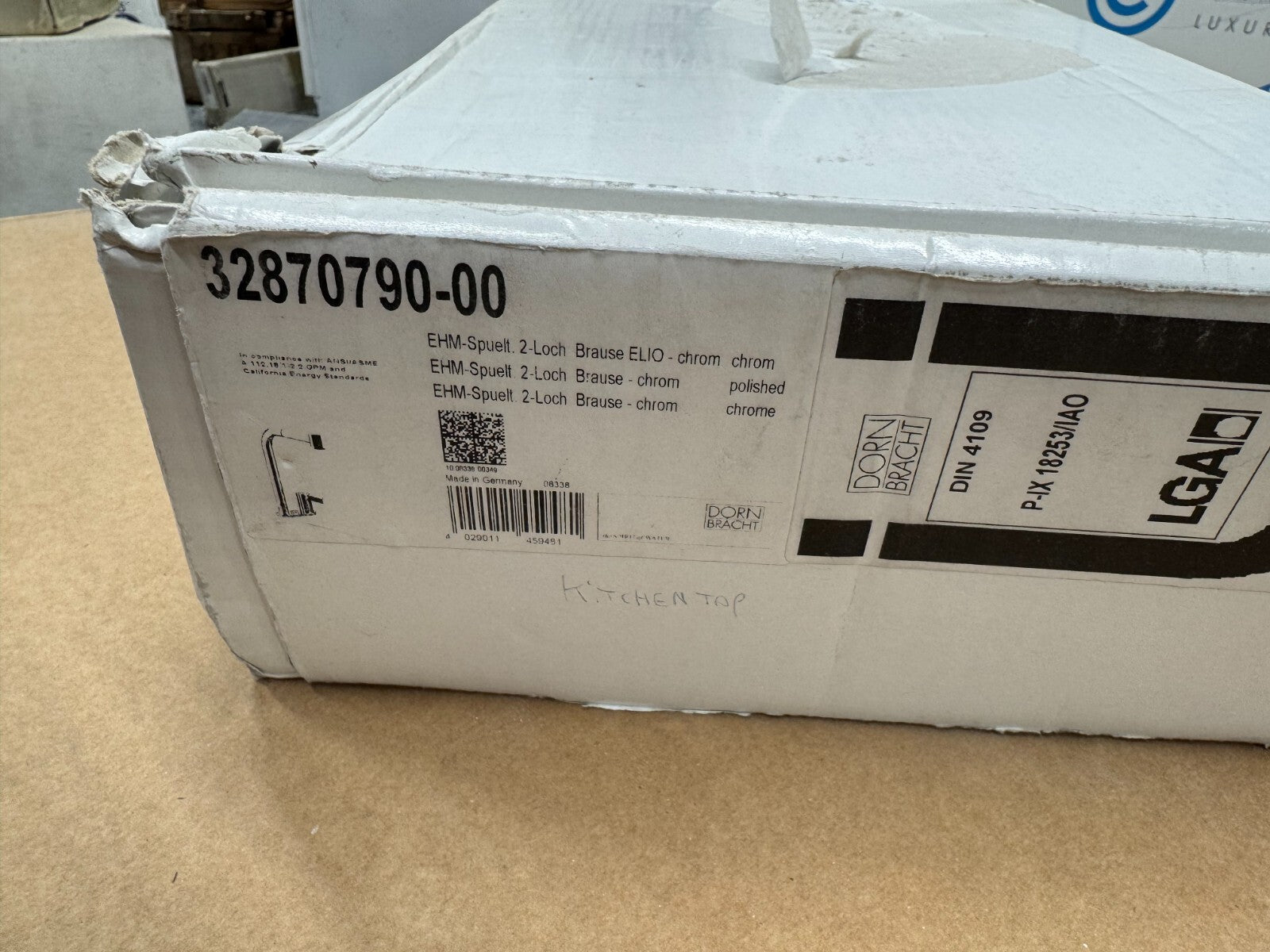 NEW Dornbracht ELIO 32870790 Single lever mixer Pull out spray Kitchen Tap BR755
