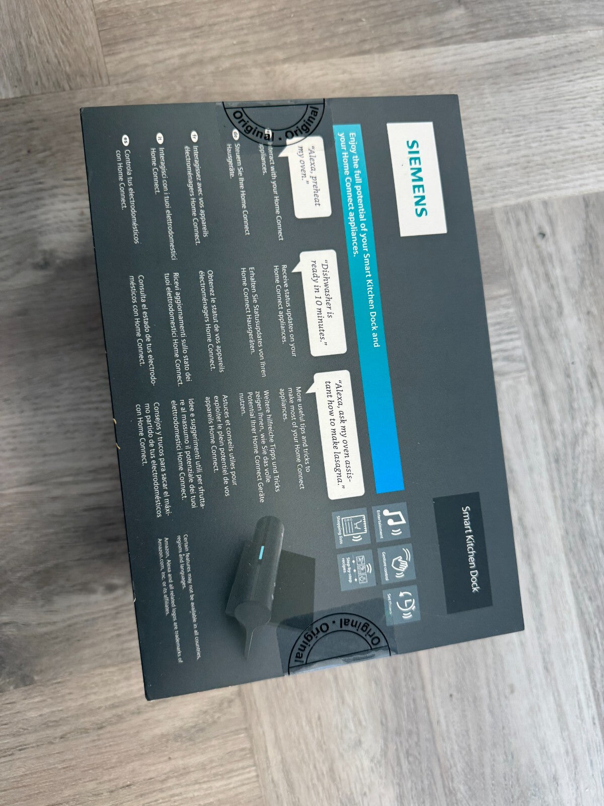 NEW Siemens XSDS10B Smart Kitchen Dock Black BR