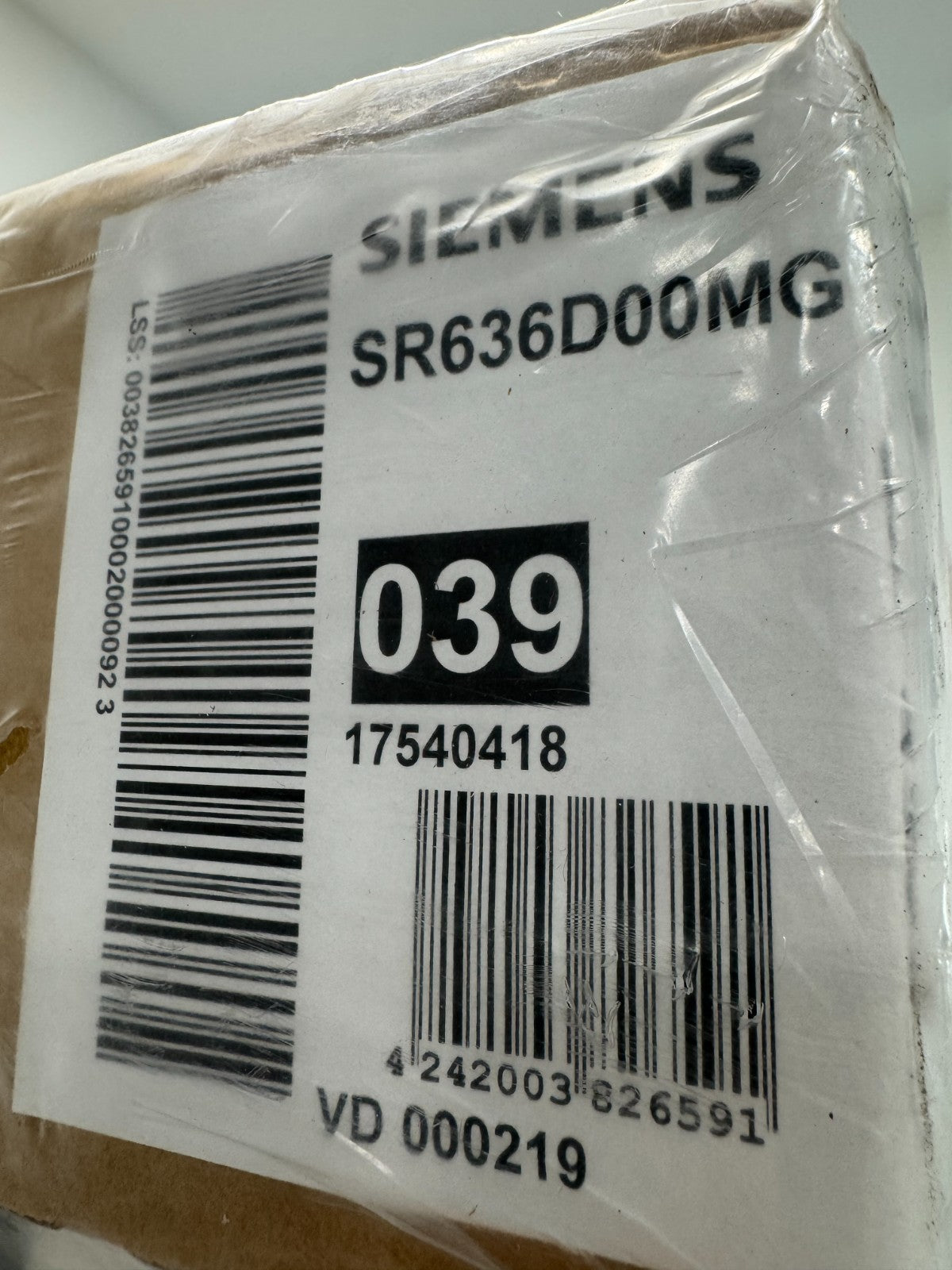 New Siemens SR636D00MG 45cm Integrated Dishwasher appliance BR2349